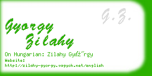 gyorgy zilahy business card